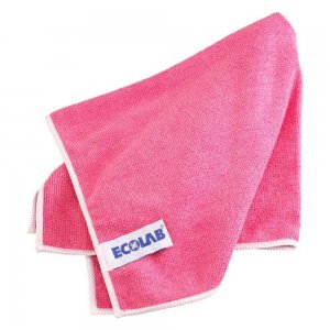 Set 5 Lavete Universale ECOLAB Polifix din Microfibra, 40x40 cm, Roz, Lavete Roz, Lavete Microfibra, Set Lavete, Laveta Universala, Lavete Universale, Lavete pentru Curatenie, Lavete Menaj, Lavete pentru Bucatarie