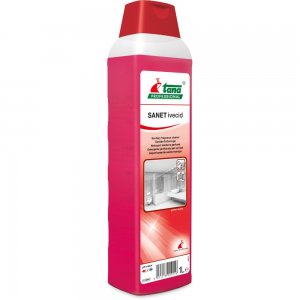 Solutie TANA Sanet Ivecid, 1 L, Solutie Dezinfectare, Detartrant Uz Profesional, Detartranti pentru Baie, Detartrant Lichid pentru Curatare, Articole pentru Uz Profesional, Solutie pentru Intretinerea Curateniei, Detergent Sanitar