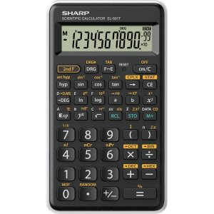 Calculator Stiintific, 10 Digits, 131 Functii, 144 X 75 X 10 Mm, Sharp El-501tbwh - Negru/alb
