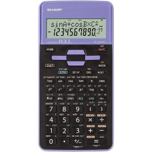 Calculator Stiintific, 10 Digits, 273 Functii, 161x80x15mm, Dual Power, Sharp El-531thbvl-negru/viol