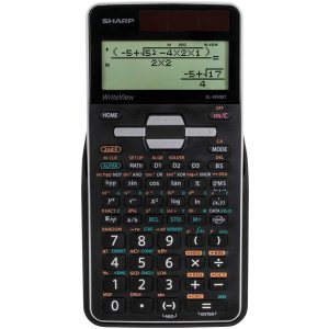 Calculator Stiintific, 16 Digits, 640 Functii, 161x80x15 Mm, Dual Power, Sharp El-w506tbsl - Argint