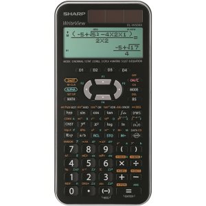Calculator Stiintific, 16 Digits, 640 Functii, 166x80x15 Mm, Dual Power, Sharp El-w506xsl-negru/argi