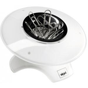 Dispenser Magnetic Pentru Agrafe Sigel Eyestyle - Alb