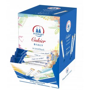 Zahar Alb Diamant, 5 Gr/stick, 200 Sticks/cutie