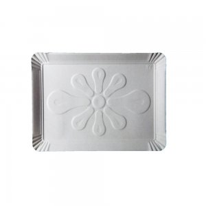 Tavite Albe T6 din Carton Duplex 350 g/m², 19.5x14cm, 100 Buc/Bax - Platouri Cofetarie Tavite Albe T6 din Carton Duplex 350 g/m², 19.5x14cm, 100 Buc/Bax - Platouri Cofetarie