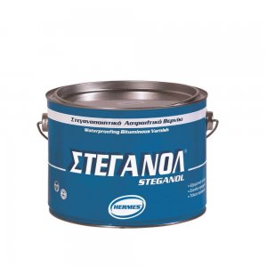 Lac Asfaltic Hermes Steganol, 1 L, Hidroizolant pe Baza de Bitum, Lac Asfaltic Hidroizolant, Lac Asfaltic pe Baza de Bitum, Hidroizolatie Bituminoasa, Hidroizolatie pe Baza de Bitum, Solutie Impermeabilizare, Hidroizolatie Acoperis