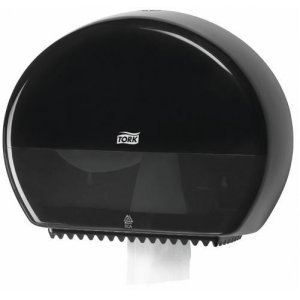 Dispencer Hartie Igienica Rola Jumbo (25*13,5*26,7 Cm ) - Negru