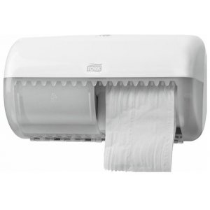 Dispencer Hartie Igienica Pt.2 Role Mici , 158x286x153 Mm ,alb, Tork