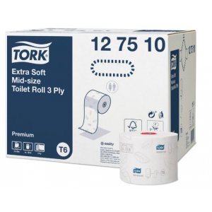 Hartie Igienica Tork Premium Extra Soft , 3 Straturi, 9.7cm X 70m, 27 Role/bax - Alba