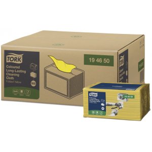 Laveta Pentru Curatare Tork 1 Strat Galben,40buc/set, 8 Seturi/bax