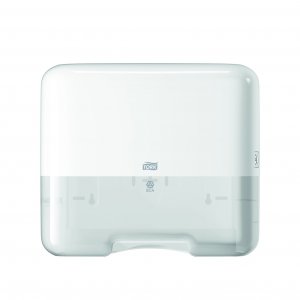 Dispenser Tork Singlefold/c-fold Mini, Pentru Servetele V, 291x332x135mm - Alb