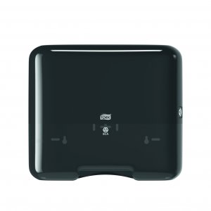 Dispencer Tork Singlefold/c-fold Mini, Pentru Servetele V, 291x332x135mm - Negru