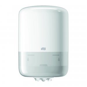 Dispencer Tork Elevation, Pentru Prosop Rola Jumbo, Cu Derulare Centrala, 360x239x227mm - Alb