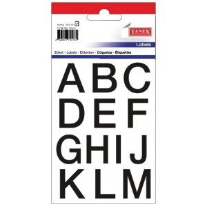 Etichete Cu Litere, A-z, 26buc/set, Tanex