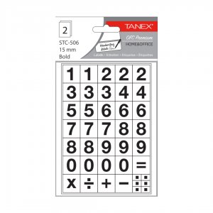 Etichete Autoadezive Cu Cifre, 0-9, 2 Folii/set, Tanex, 20mm Regular Etichete Autoadezive Cu Cifre, 0-9, 2 Folii/set, Tanex, 20mm Regular
