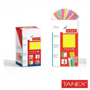 Pastile Adezive Nepermanente, 50gr, 85buc/set, Tanex Fix - Galben Fluorescent Pastile Adezive Nepermanente, 50gr, 85buc/set, Tanex Fix - Galben Fluorescent