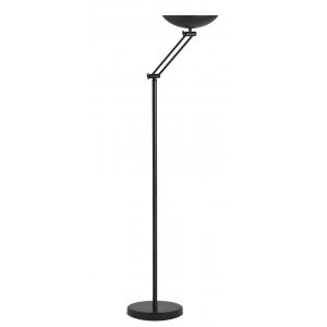 Lampa De Podea Cu Picior, Cu Led, Cu Brat Articulat, Unilux Dely - Neagra