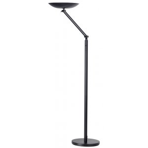 Lampa De Podea Cu Picior, Cu Led, Cu Brat Articulat, Unilux Varialux - Neagra