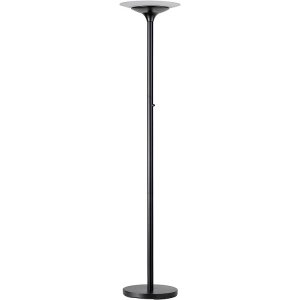 Lampa De Podea Cu Picior, Cu Led, Unilux Variaglass - Neagra