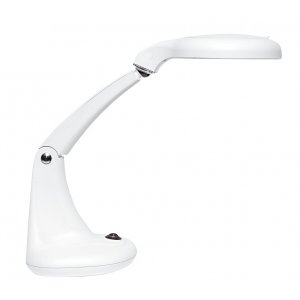 Lampa De Birou, Cu Led, Unilux Mini-zoom, Cu Brat Articulat - Alba