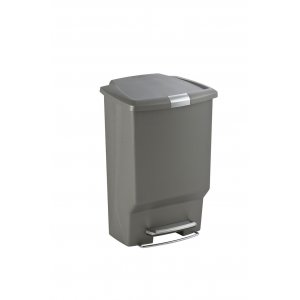Cos Dreptunghiular Din Plastic, 40 Litri, Vepa Bins Simplehuman- Gri