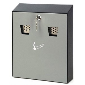 Scrumiera Metalica De Perete, (26 X 8 X 32 Mm), Vepa Bins - Gri/negru Scrumiera Metalica De Perete, (26 X 8 X 32 Mm), Vepa Bins - Gri/negru