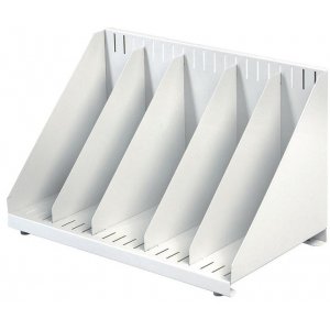 Suport Vertical Metalic Pentru Cataloage Cu 4 Separatoare, Vepa Bins - Gri Suport Vertical Metalic Pentru Cataloage Cu 4 Separatoare, Vepa Bins - Gri