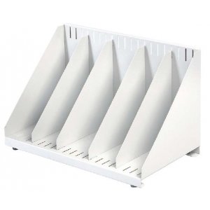 Suport Vertical Metalic Pentru Cataloage Cu 4 Separatoare, Vepa Bins - Alb Suport Vertical Metalic Pentru Cataloage Cu 4 Separatoare, Vepa Bins - Alb
