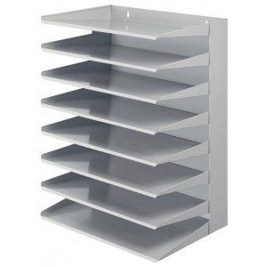 Tavite Metalice Sortare Corespondenta, 8 Tavite, Vepa Bins - Gri Tavite Metalice Sortare Corespondenta, 8 Tavite, Vepa Bins - Gri