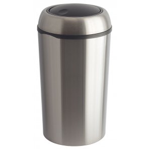 Cos Metalic Cu Capac Swing, Pentru Reziduuri, 75 Litri, Vepa Bins Swing - Gri