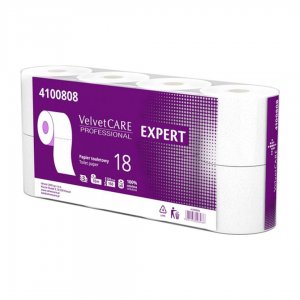 Hartie Igienica Alba, 3 Straturi, 150 Portii - 18m, 8 Role/bax, Velvet Professional Expert Hartie Igienica Alba, 3 Straturi, 150 Portii - 18m, 8 Role/bax, Velvet Professional Expert