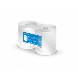 Rola Prosop Hartie Alba, 2 Straturi, 720portii, 180m, 2role/set, Uz Industrial, Velvet Professional Rola Prosop Hartie Alba, 2 Straturi, 720portii, 180m, 2role/set, Uz Industrial, Velvet Professional