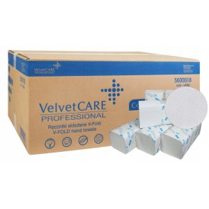 Servetele Zz Hartie Alba, 2 Straturi, 150buc/pachet, 20pachete/cutie, Velvet Professional Eco-white Servetele Zz Hartie Alba, 2 Straturi, 150buc/pachet, 20pachete/cutie, Velvet Professional Eco-white