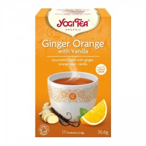 Ceai Bio Ghimbir Cu Portocale Si Vanilie,17 Pliculete A 30.6g Yogi Tea