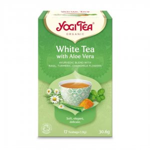 Ceai Bio Alb Cu Aloe Vera, 17 Pliculete A 30.6gr Yogi Tea