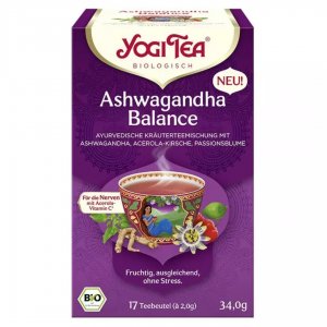Ceai Bio Ashwagandha Balance 17 Pliculete A 2,0, 34,0g Yogi Tea