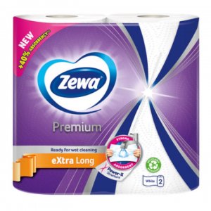 Prosoape De Hartie Zewa Extra Long, 2 Straturi, 70 Foi X 2 Role