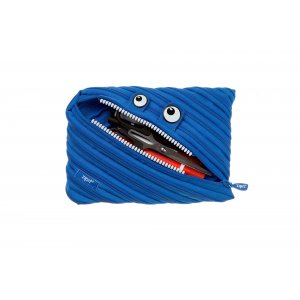 Penar Cu Fermoar, Zip..it Monsters Jumbo - Albastru Royal