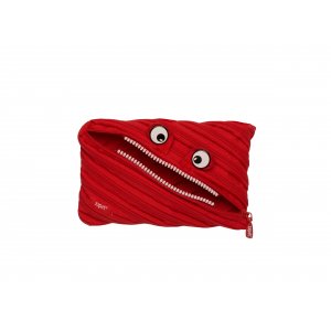 Penar Cu Fermoar, Zipit Monster Jumbo - Rosu Aprins Penar Cu Fermoar, Zipit Monster Jumbo - Rosu Aprins