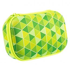 Penar Cu Fermoar, Zipit Colorz Storage Box - Triunghiuri Verzi