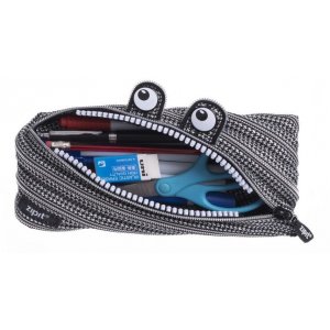 Penar Cu Fermoar, Zipit Monster Special Edition - Negru Cu Alb Penar Cu Fermoar, Zipit Monster Special Edition - Negru Cu Alb