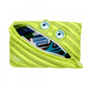 Penar Cu Fermoar, Zipit Wildlings Jumbo - Verde Penar Cu Fermoar, Zipit Wildlings Jumbo - Verde