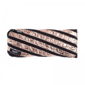 Penar Cu Fermoar, Zipit Metallic - Bronz Penar Cu Fermoar, Zipit Metallic - Bronz