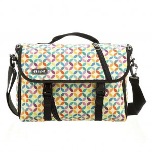 Geanta Reversibila Zipit, Cu Husa Laptop 14 Inch - Cercuri Colorate Geanta Reversibila Zipit, Cu Husa Laptop 14 Inch - Cercuri Colorate