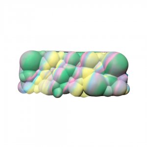 Penar Cu Fermoar Zipit Silicone Bubble - Pastel Melt