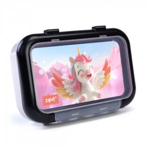 Penar Cu Fermoar Zipit 2 Compartimente, Recycled - Flying Unicorn Penar Cu Fermoar Zipit 2 Compartimente, Recycled - Flying Unicorn