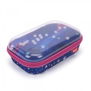 Penar Cu Fermoar Zipit Playful Clear Top Box - Pink Stars Penar Cu Fermoar Zipit Playful Clear Top Box - Pink Stars