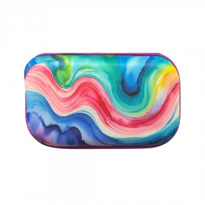 Penar Cu Fermoar Zipit Colorz Storage Box Cu Buzunar Interior - Rainbow Water Colors Penar Cu Fermoar Zipit Colorz Storage Box Cu Buzunar Interior - Rainbow Water Colors