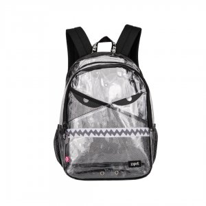 Rucsac Zipit Razor Cu 2 Compartimente + 1 Compartiment Cu Incuietoare - Transparent Rucsac Zipit Razor Cu 2 Compartimente + 1 Compartiment Cu Incuietoare - Transparent