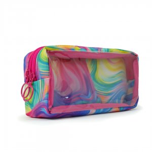 Penar Cu Fermoar Zipit Half & Half, Cu 2 Buzunare - Rainbow Glow Penar Cu Fermoar Zipit Half & Half, Cu 2 Buzunare - Rainbow Glow